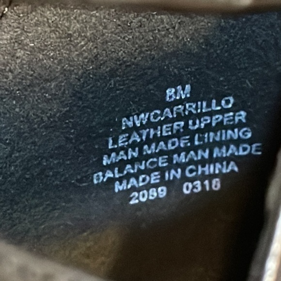 Nine West ankle Boots leather motorcycle black NWCarrillo shoe zip boot Sz 8M - Picture 2 of 16